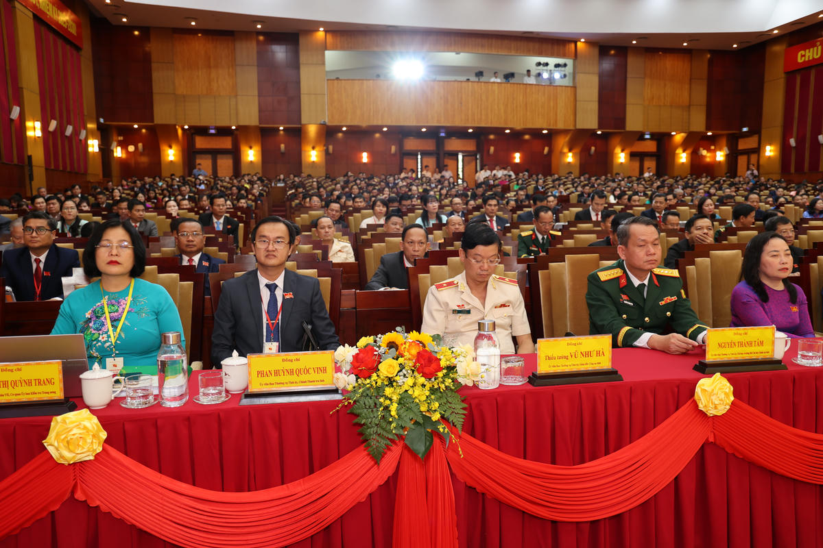 Có 447 đại biểu tham dự Đại hội đại biểu tỉnh Tây Ninh lần thứ I. Ảnh BTC.