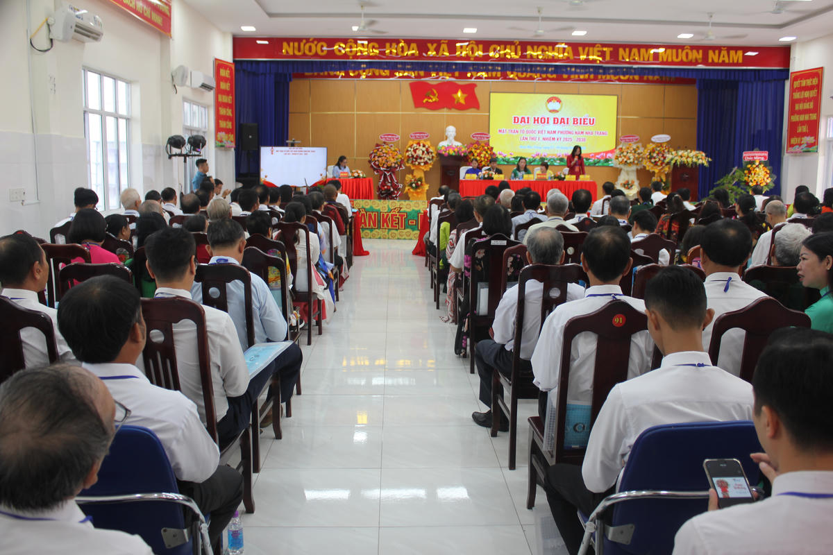 Quang cảnh đại hội.  (ảnh X.H)