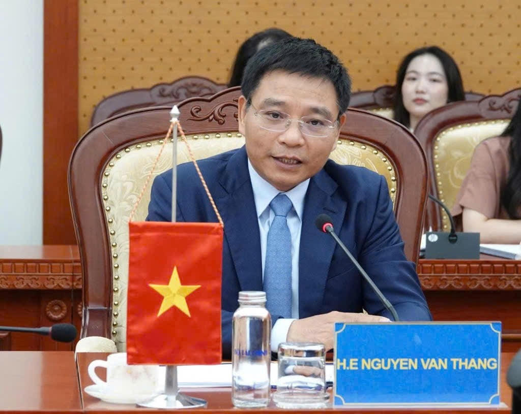 Bộ&nbsp; trưởng Bộ Tài chính Nguyễn Văn Thắng. Ảnhh: MOF .&nbsp;