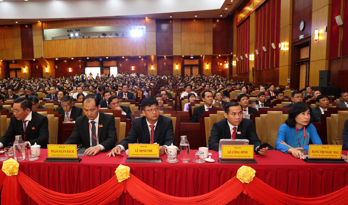 Các đại biểu tham dự Đại hội đại biểu tỉnh Tây Ninh lần thứ nhất, nhiệm kỳ 2025-2030. ảnh BTC.