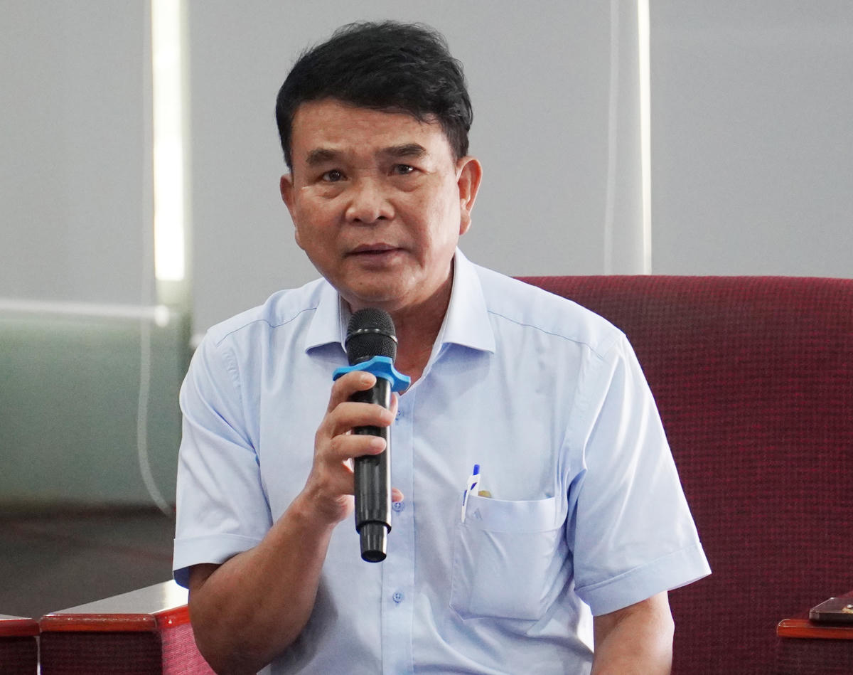 Ông Võ Minh, Phó Giám đốc Ngân hàng Nhà nươc·. Ảnh: Nguyễn Tú.