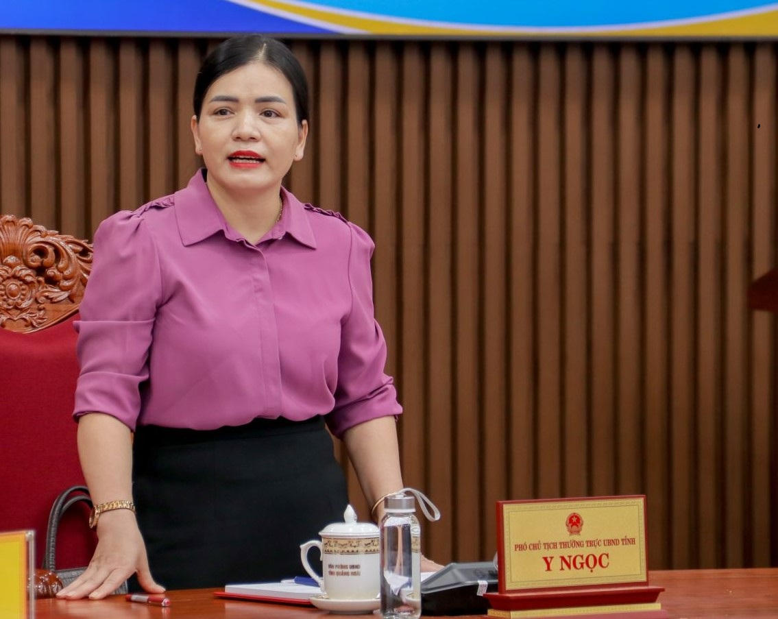 Bà Y Ngọc, Phó Chủ tịch Thường trực UBND tỉnh Quảng Ngãi. Ảnh: CV.