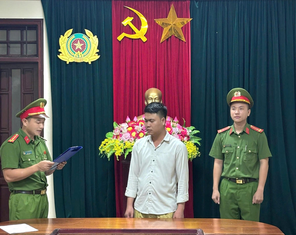 Cơ quan Cảnh sát điều tra thi hành các quyết định. Ảnh: CAQT.