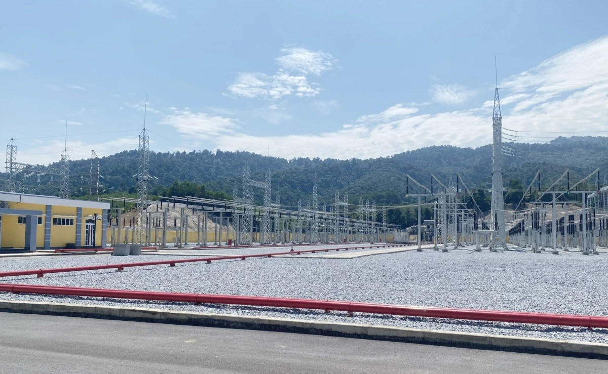 Một góc trạm biến áp Tương Dương.	Nguồn: EVN
