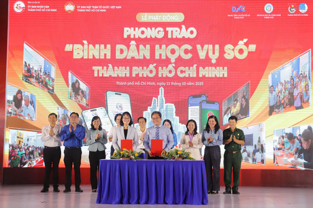 TP Hồ Chí Minh: Phát động phong trào 'Bình dân học vụ số'
