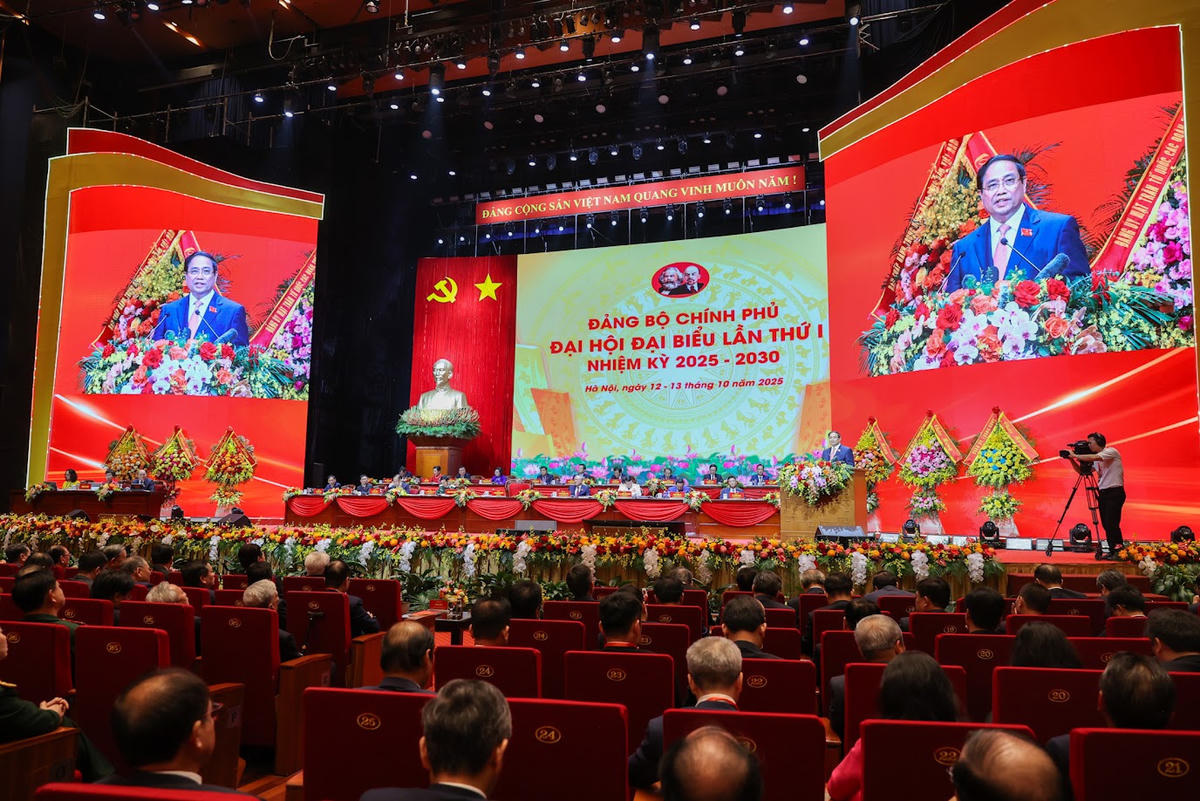 Đại hội đại biểu Đảng bộ Chính phủ lần thứ I, nhiệm kỳ 2025 - 2030 đã thành công tốt đẹp - Ảnh: VGP/Nhật Bắc