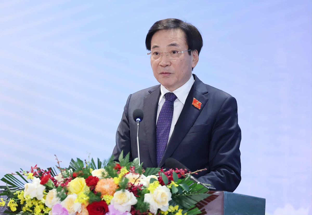 &nbsp;Bộ trưởng, Chủ nhiệm Văn phòng Chính phủ&nbsp;Trần Văn Sơn thông tin về kết quả Đại hội đại biểu Đảng bộ Chính phủ lần thứ I, nhiệm kỳ 2025-2030 - Ảnh: VGP