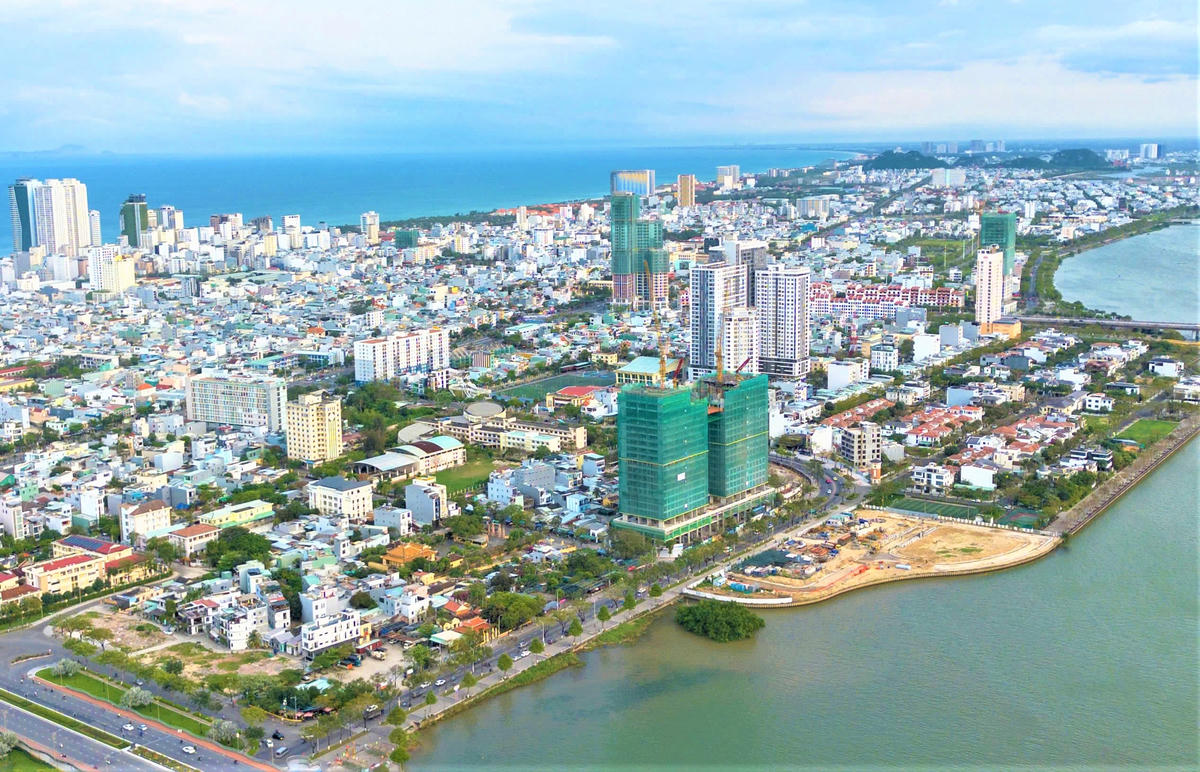 Một góc Trung tâm TP Đà Nẵng. Ảnh: CV.