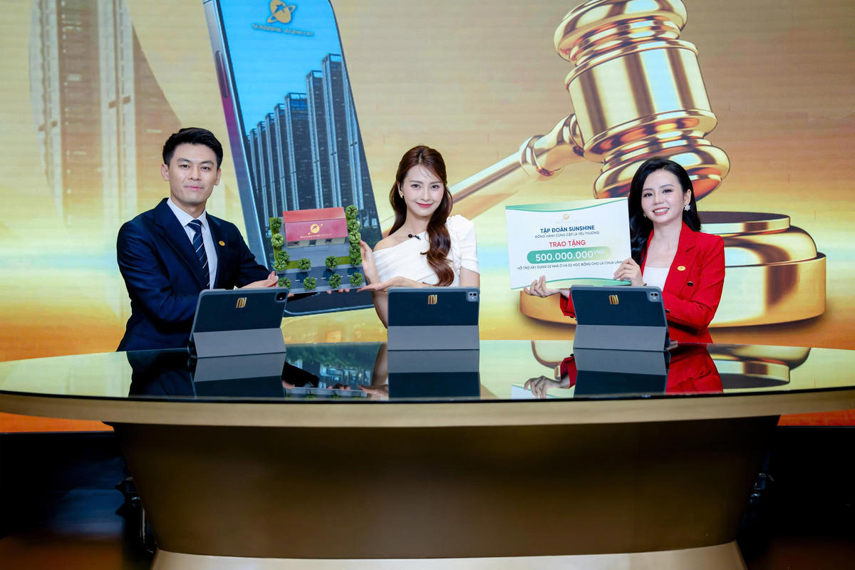 Sunshine Group tiếp tục lan tỏa hành trình “chạm tới trái tim” tại Phú Thọ & Đồng Tháp cùng Cặp lá yêu thương