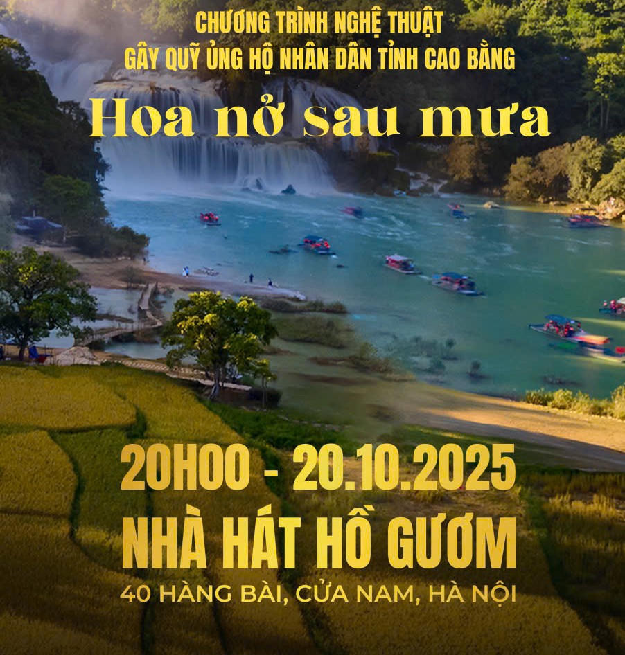 “Hoa nở sau mưa” - Nhịp cầu yêu thương hướng về đồng bào vùng lũ Cao Bằng