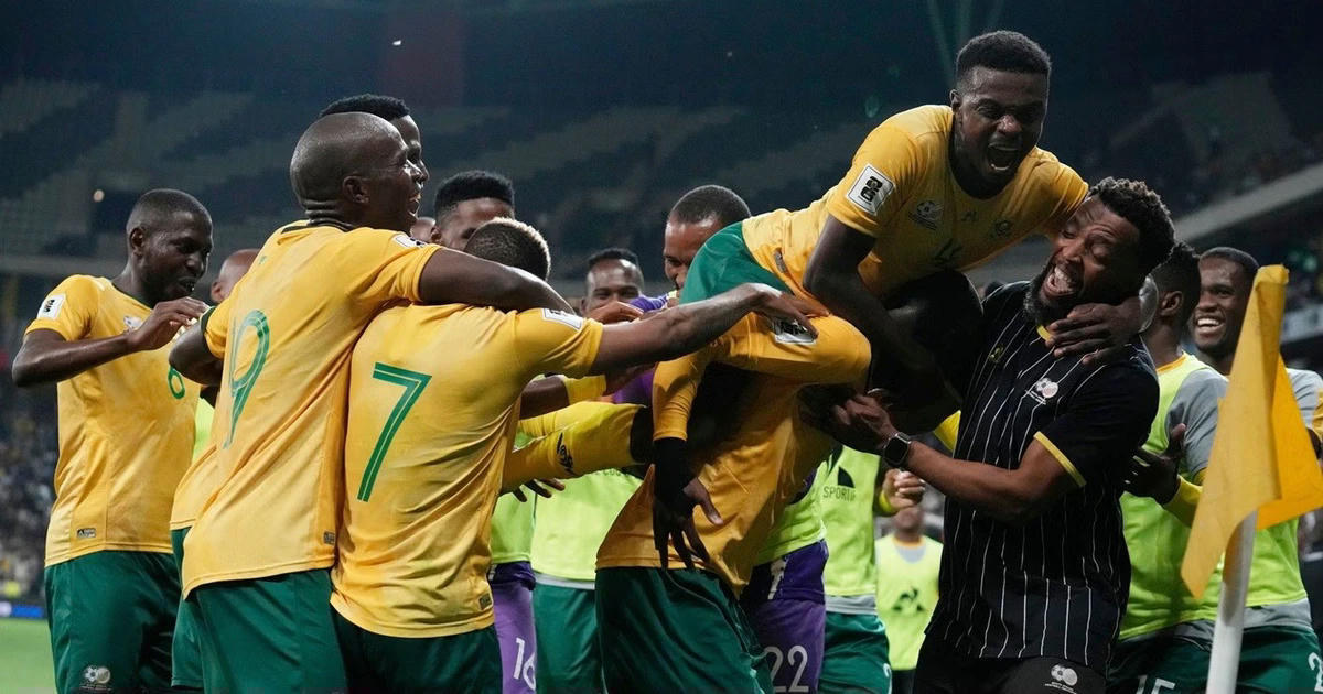 Nam Phi giành vé tham dự World Cup 2026. (Nguồn: AP)
