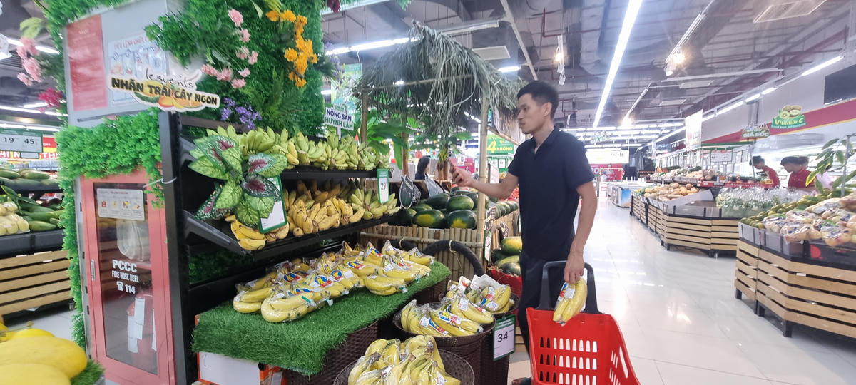 Gia tăng xu hướng tiêu dùng sản phẩm xanh sạch, rõ nguồn gốc. 	Ảnh: Nam Anh