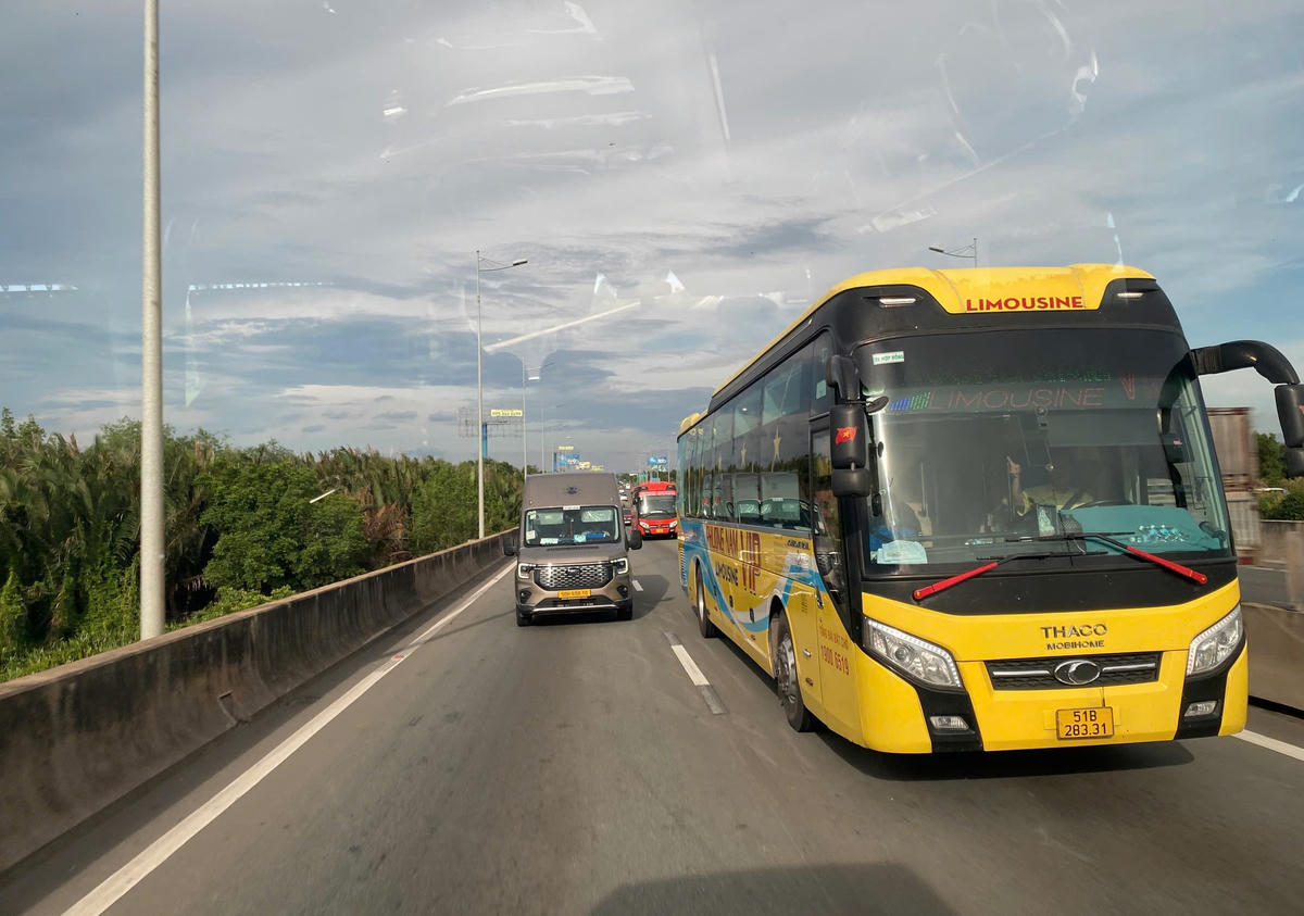 Đoạn cao tốc từ nút An Phú tới Vành đai 2 TP Hồ Chí Minh sẽ được mở rộng lên 8 làn xe. Ảnh Đ.Xá.