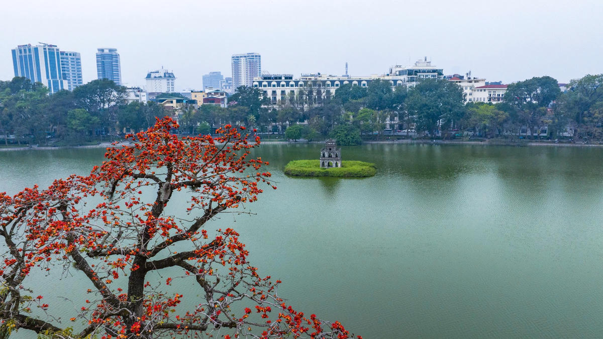 Hồ Hoàn Kiếm (Hà Nội). Ảnh: Quang Vinh&nbsp;