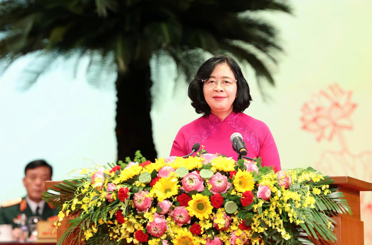 Bùi Thị Minh Hoài, Ủy viên Bộ Chính trị, Bí thư Thành ủy Hà Nội khóa XVII trúng cử&nbsp;Ban Chấp hành Đảng bộ thành phố Hà Nội khóa XVIII