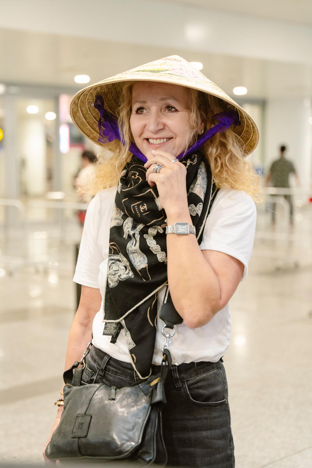 Fionnuala Sherry đã sẵn sàng cho cuộc họp báo và buổi diễn tổng duyệt. Ảnh: BTC.