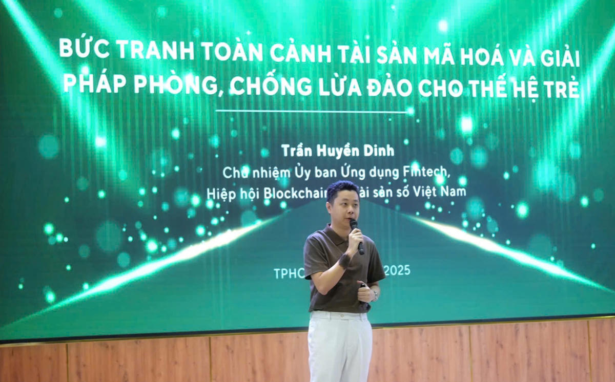 Đại diện VBA nói về thị trường tài sản mã hóa. Ảnh: H.Y