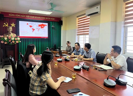 Hình ảnh buổi làm việc. Sở Y tế Bắc Ninh CC