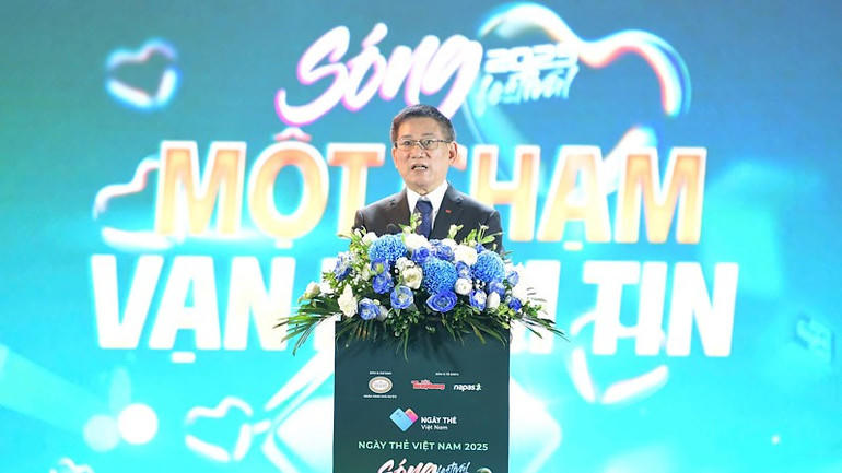 Phó Thủ tướng Hồ Đức Phớc phát biểu tại sự kiện