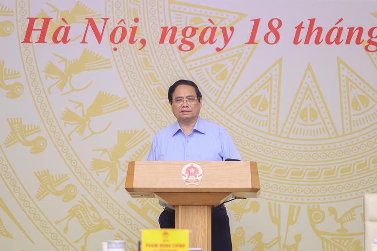 Thủ tướng Phạm Minh Chính phát biểu tại Hội nghị.&nbsp;Ảnh: VGP/Nhật Bắc.