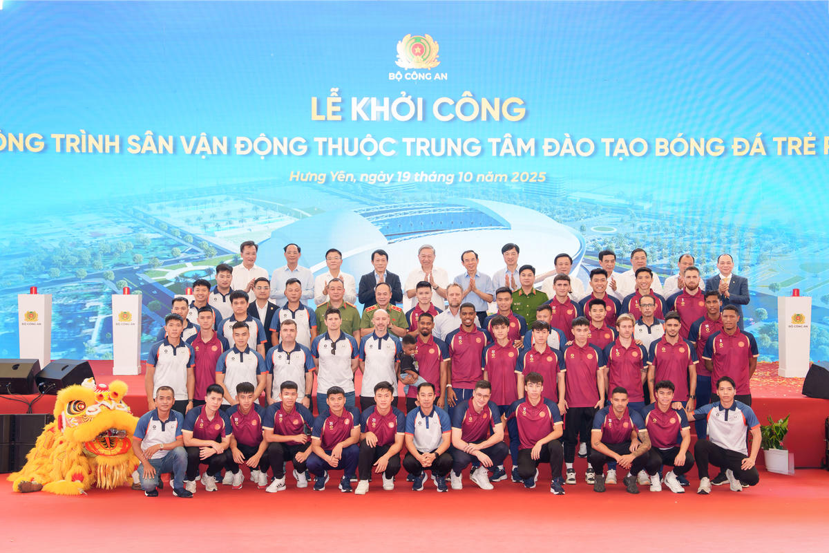 Bộ Công an khởi công xây dựng Sân vận động 60.000 chỗ ngồi - Ứng dụng công nghệ mái vòm hiện đại bậc nhất thế giới