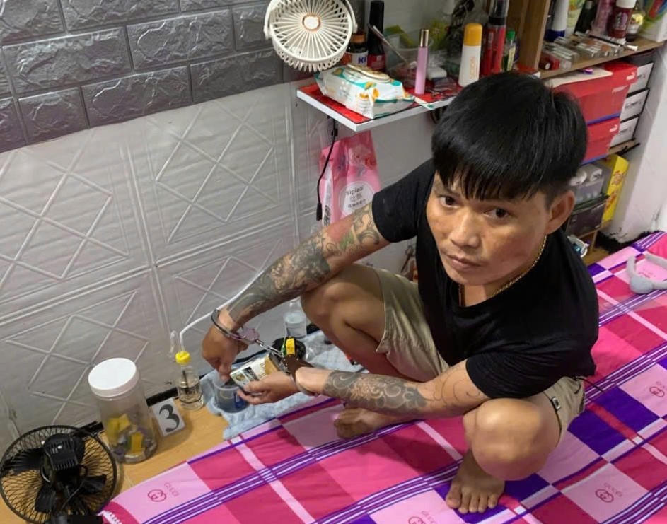 Đối tượng Huỳnh Tấn Sự. Ảnh: Công an cung cấp. 