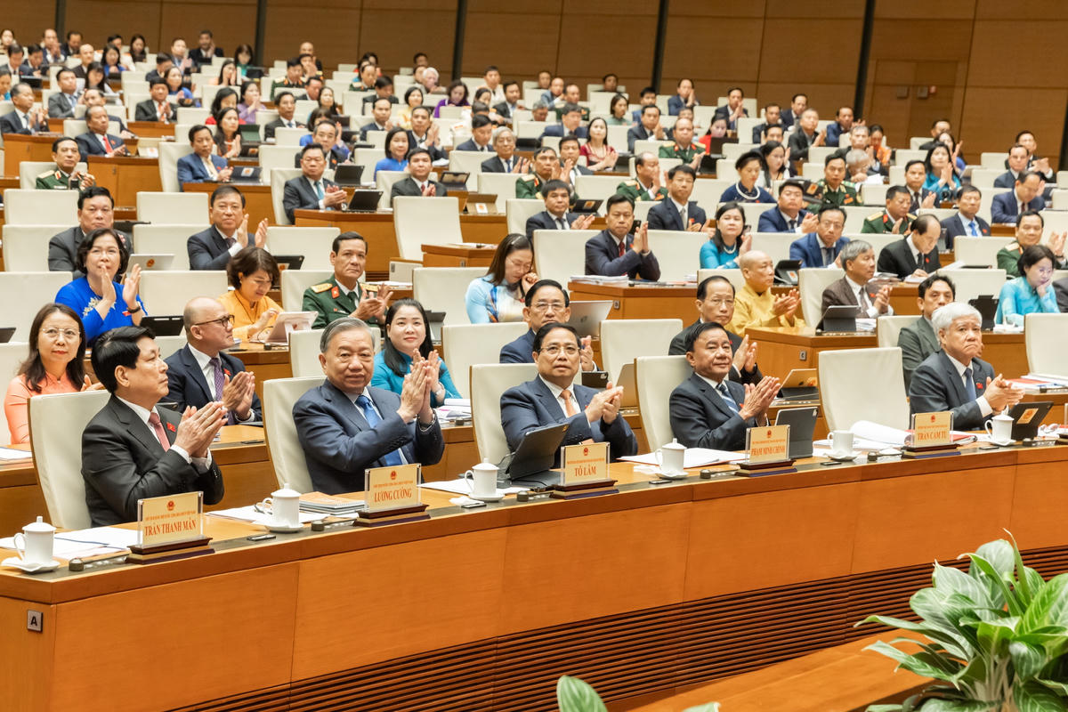 Toàn cảnh khai mạc kỳ họp (Ảnh: Quang Vinh)