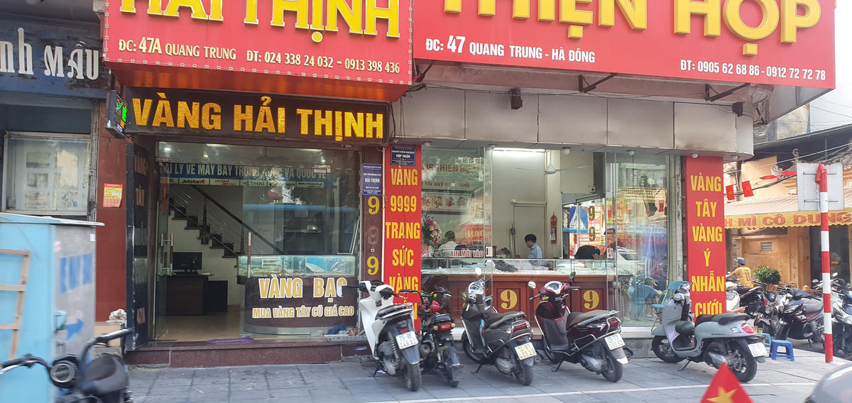 Giá vàng sáng ngày 20/10 giảm nhẹ. Ảnh: H.H.
