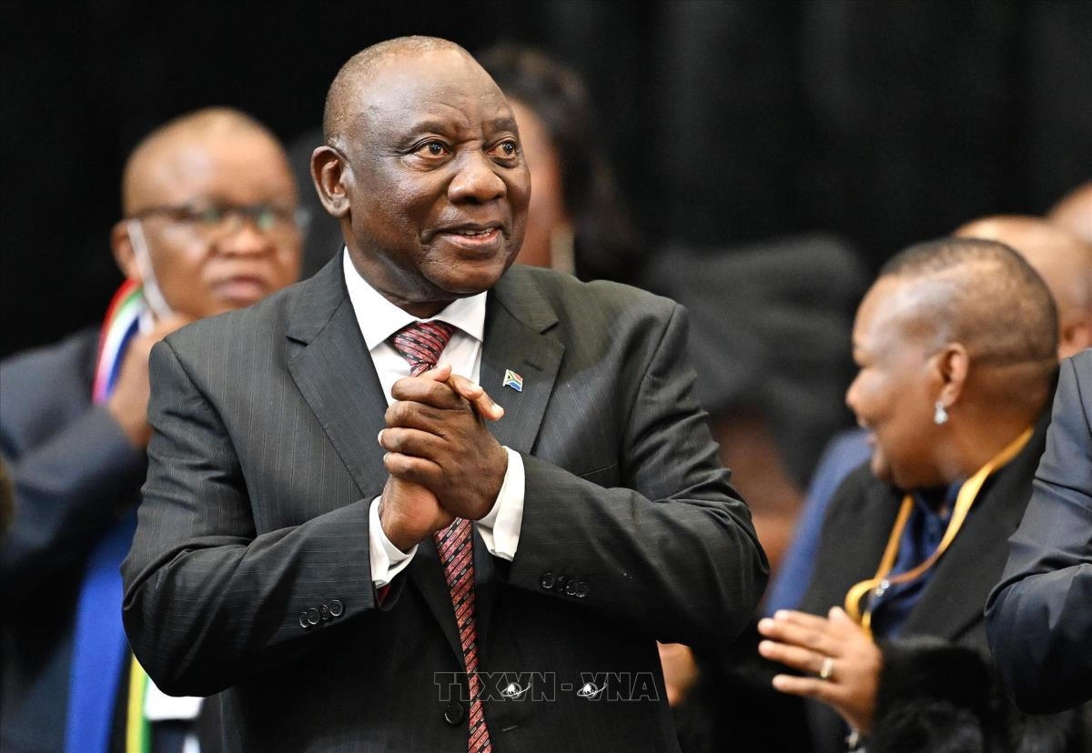 Tổng thống Cộng hòa Nam Phi Matamela Cyril Ramaphosa. (Ảnh: TTXVN)