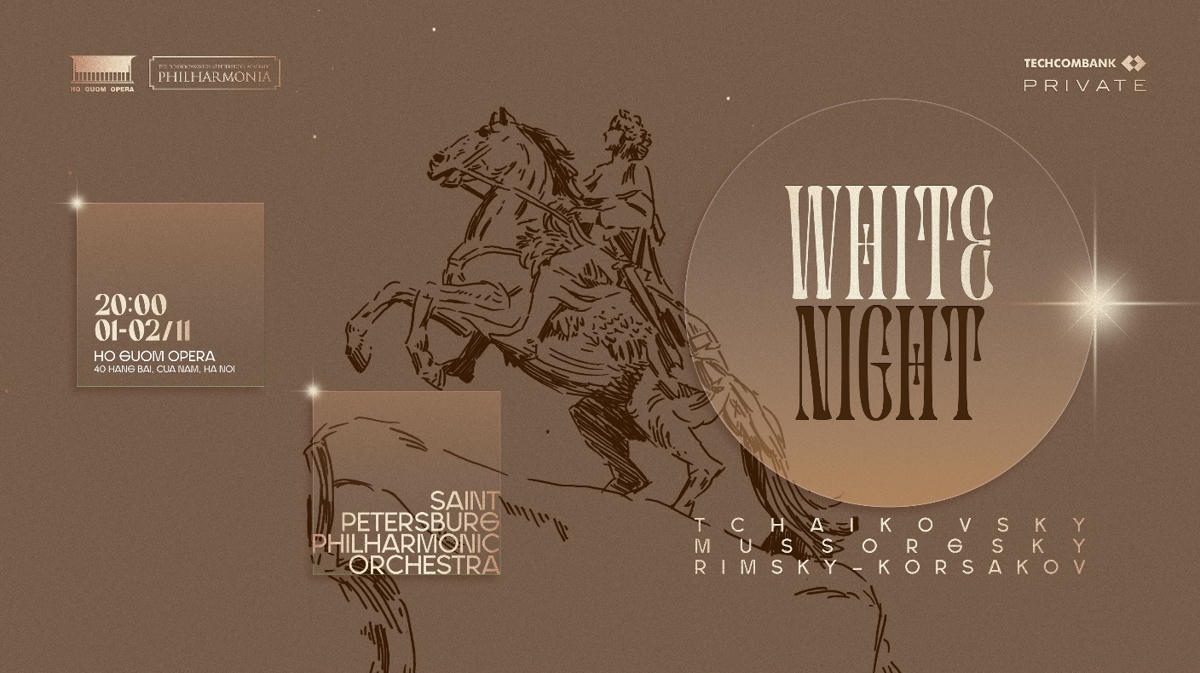 White Night là trải nghiệm độc bản mang đẳng cấp Hoàng gia, dành riêng cho Quý hội viên Techcombank Private.