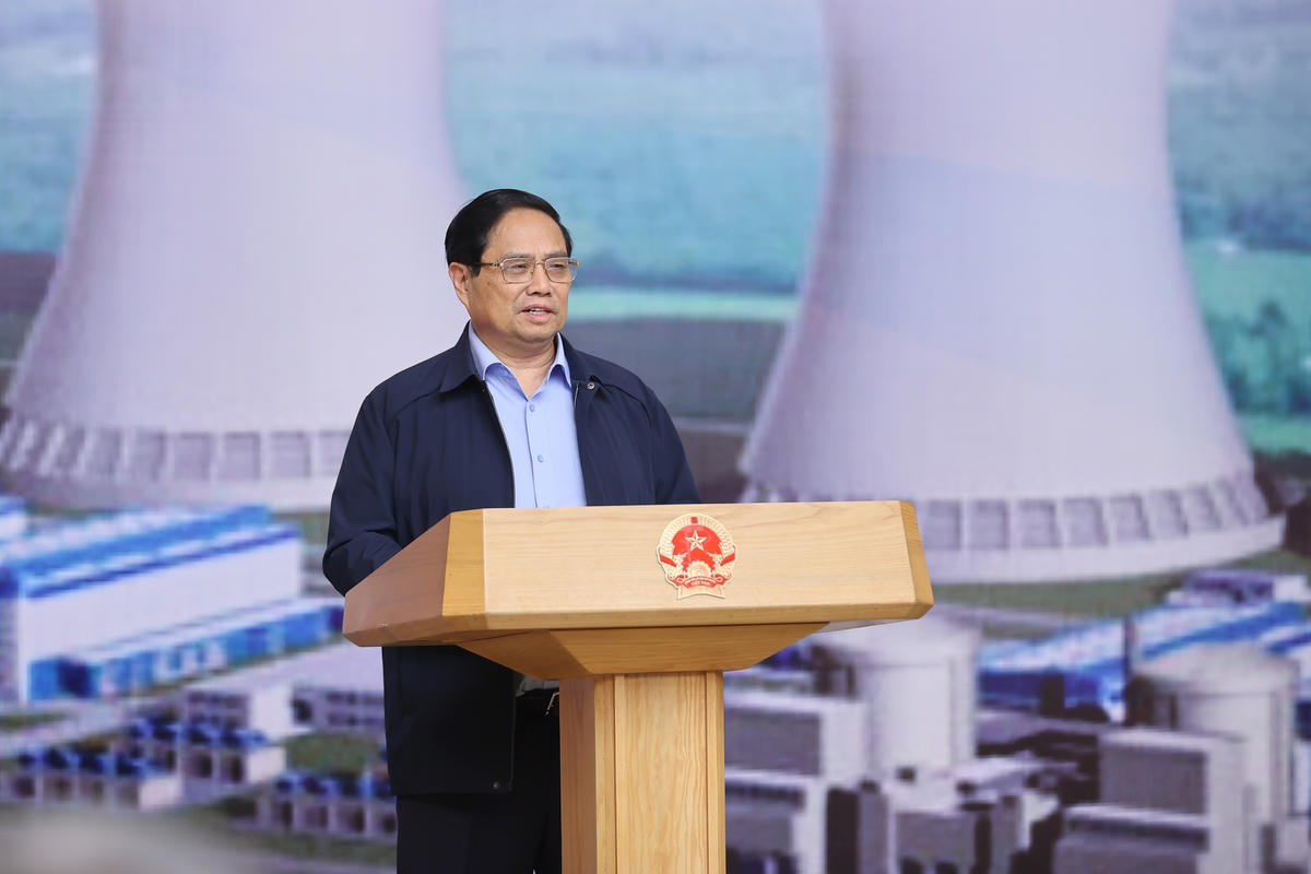 Thủ tướng Phạm Minh Chính phát biểu tại phiên họp.&nbsp;Ảnh: VGP/Nhật Bắc