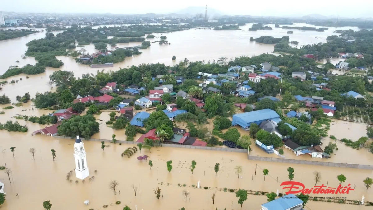 Bão Matmo tỉnh Thái Nguyên bị thiệt hại trên 12.600 tỷ đồng. Ảnh: Toán Nguyễn,