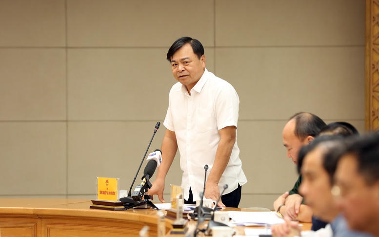 Thứ trưởng Bộ Nông nghiệp và Môi trường Nguyễn Hoàng Hiệp phát biểu.&nbsp;Ảnh: VGP/Minh Khôi