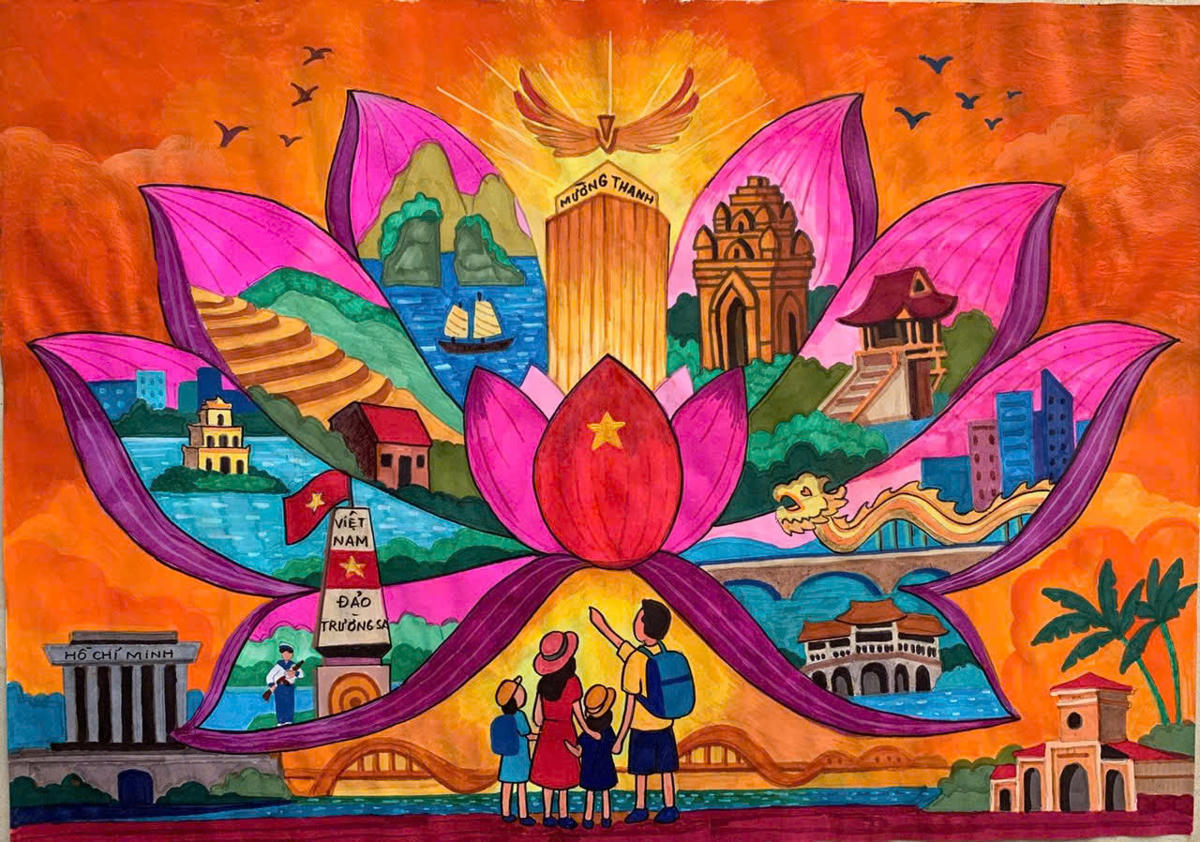 Ấn tượng trong những gam màu của thí sinh dự thi năm nay.