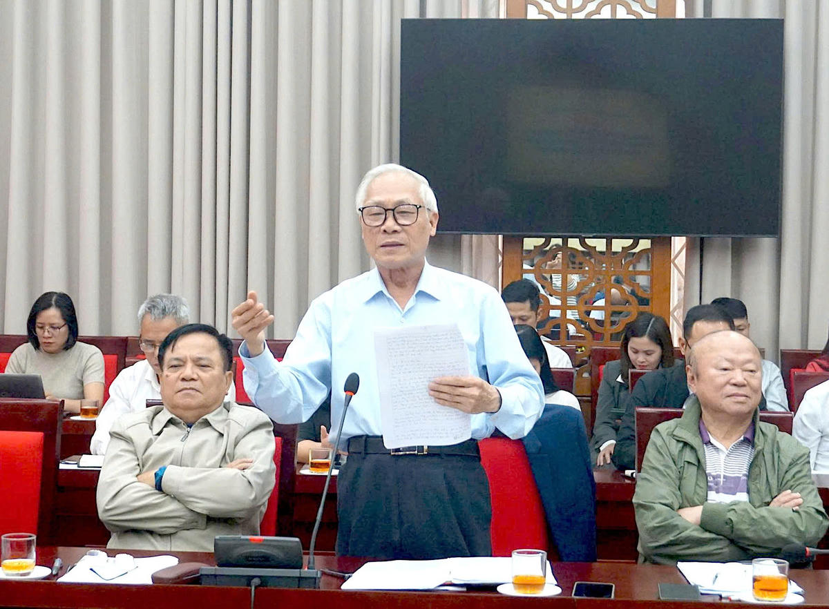 Các đại biểu góp ý tại hội nghị.&nbsp;