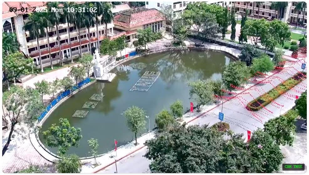 Toàn cảnh Trường Đại học Sư phạm - Đại học Thái Nguyên. Ảnh: NTCC.