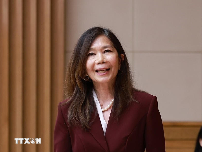 Bà Pauline Tamesis, Trưởng Đại diện thường trú của Liên hợp quốc tại Việt Nam. (Ảnh: Dương Giang/TTXVN).