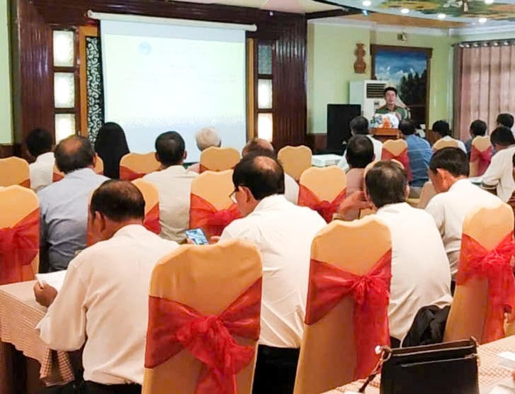 
Quang cảnh buổi tập huấn bồi dưỡng kiến thức cho người có uy tín trong đồng bào dân tộc thiểu số (DTTS) năm 2025. (ảnh H.L)

