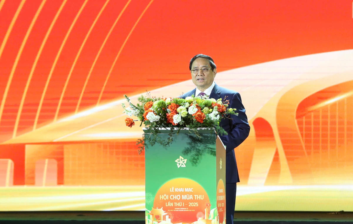 Thủ tướng Phạm Minh Chính phát biểu.&nbsp; Ảnh: VGP/Nhật Bắc