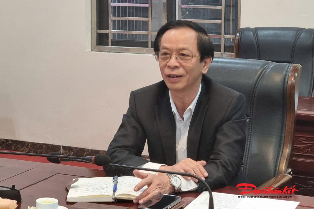 Ông Đàm Quang Tuyến - Phó Chủ tịch Ủy ban MTTQ tỉnh Thái Nguyên. Ảnh: Toán Nguyễn.