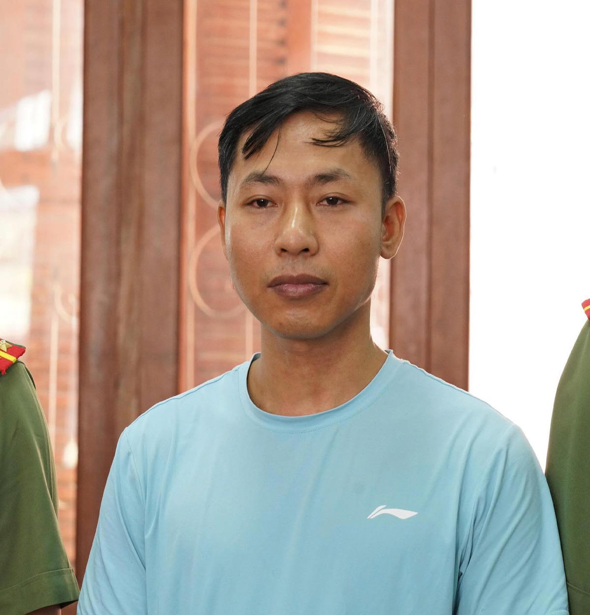 Bị can Trần Đình Tho. Ảnh: CAT Tuyên Quang.