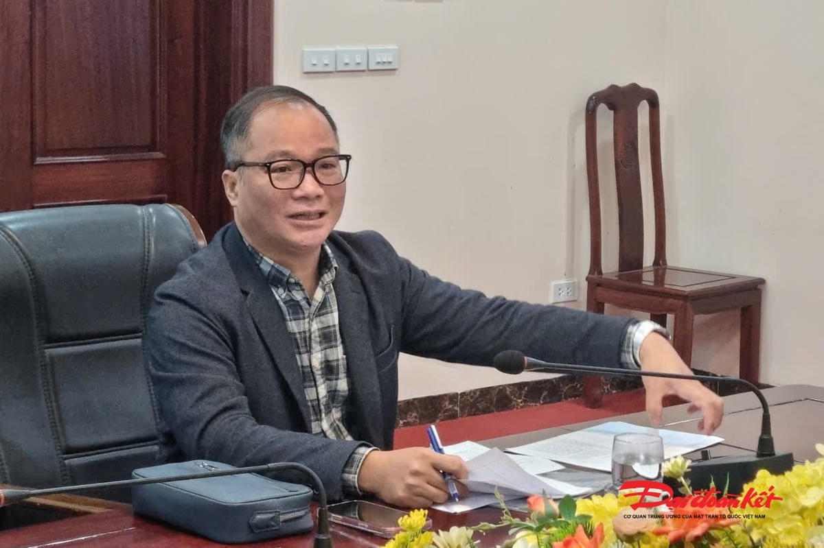 Tiến sĩ Nguyễn Đăng Khang - Phó Tổng Biên tập Báo Đại Đoàn kết.&nbsp;Ảnh: Toán Nguyễn.