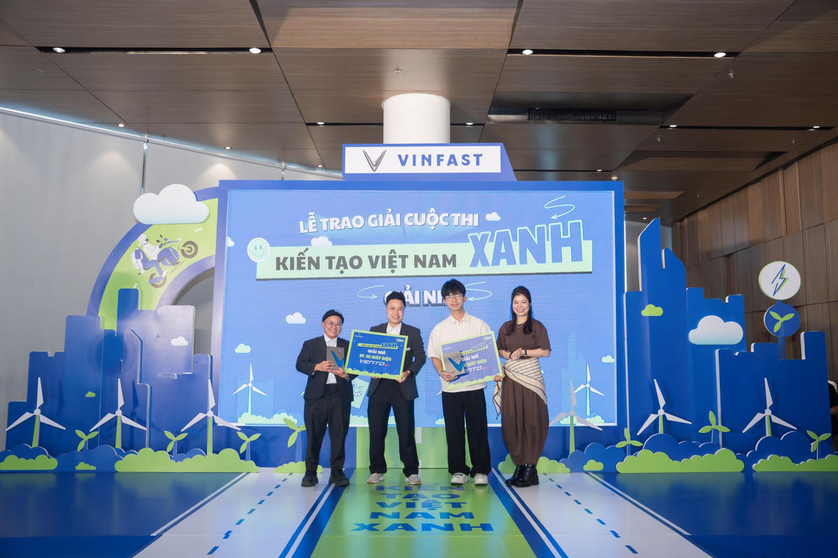 Các dự án sáng tạo của thí sinh Phạm Xuân Trường và đội NATALIE TRANSPORTMAN đạt giải Nhì chung cuộc.