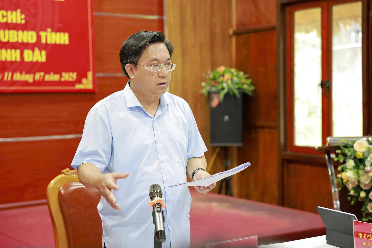 Chủ tịch UBND tỉnh Phú Thọ Trần Duy Đông.