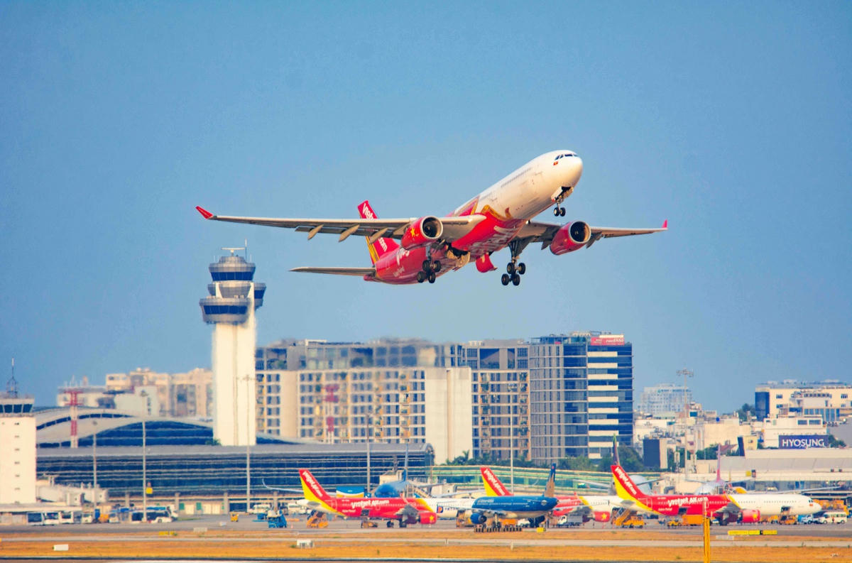 Đội bay Vietjet.