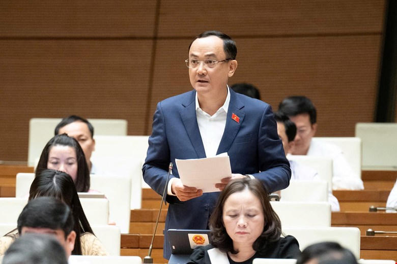 Ông Nguyễn Ngọc Sơn phát biểu (Ảnh: Quang Vinh)