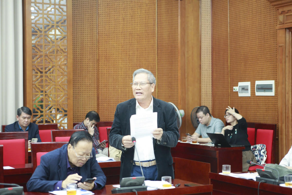 Các đại biểu đóng góp ý kiến tại hội nghị.&nbsp;