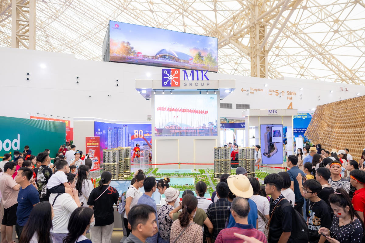 Gian trưng bày MIK Group trở thành điểm đến thu hút hàng chục nghìn lượt khách tham quan mỗi ngày