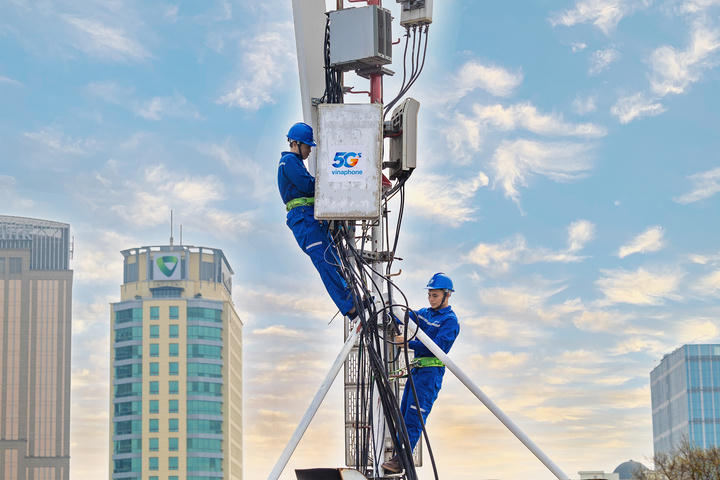 5G đã được triển khai tại nhiều địa điểm ở trung tâm TP Hà Nội và TP.HCM. (Ảnh: Minh Sơn).