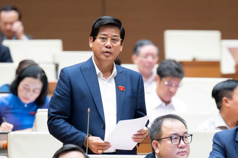 Đại biểu Dương Văn Phước. Ảnh: Quang Vinh.